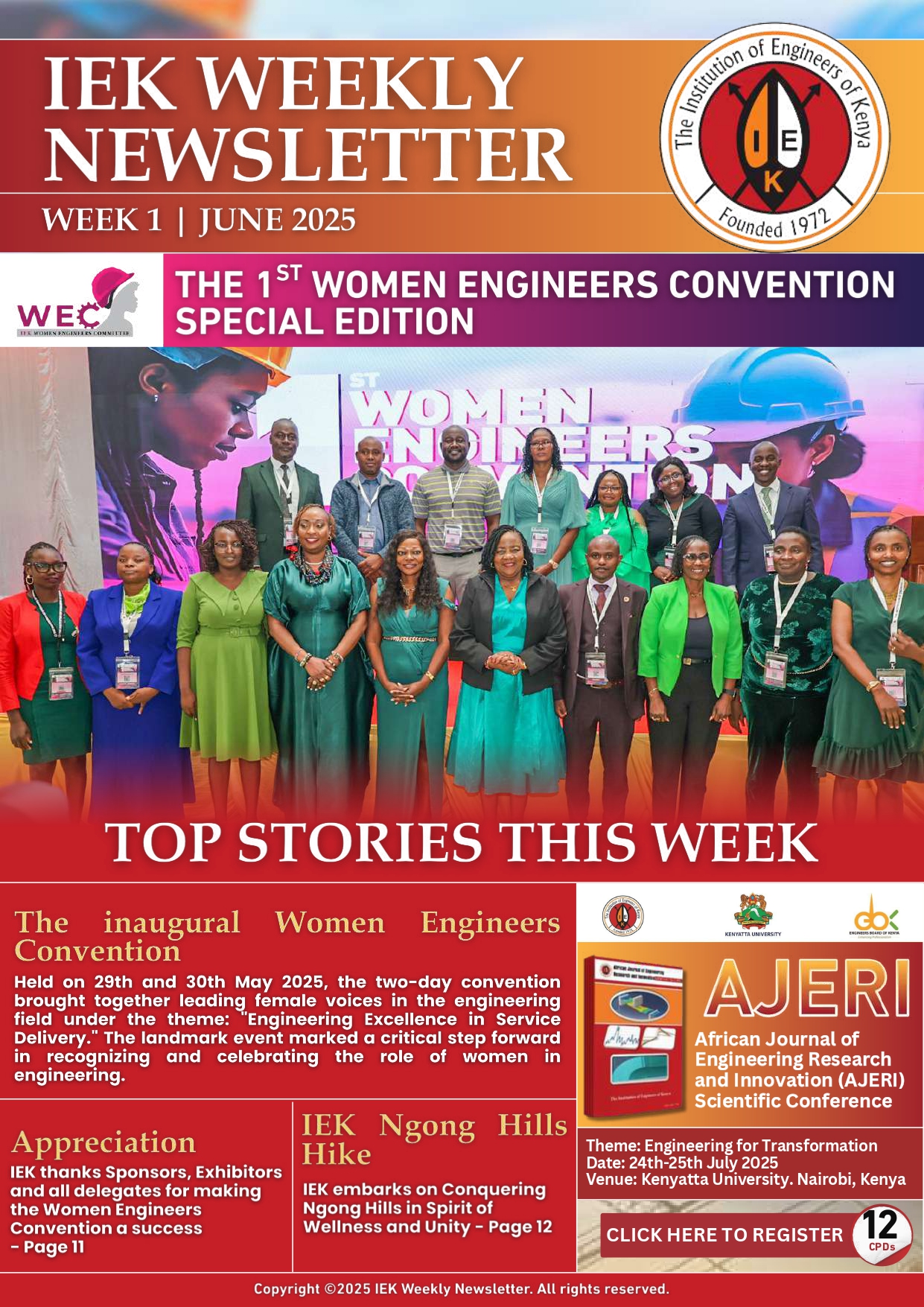 IEK WEEKLY NEWSLETTER WEEK 1 JUNE 2025