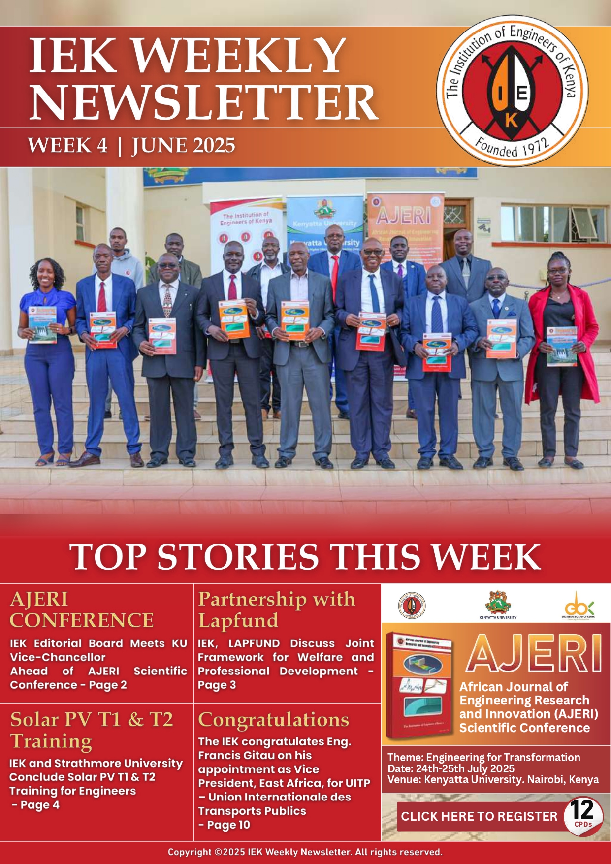IEK WEEKLY NEWSLETTER WEEK 4 JUNE 2025