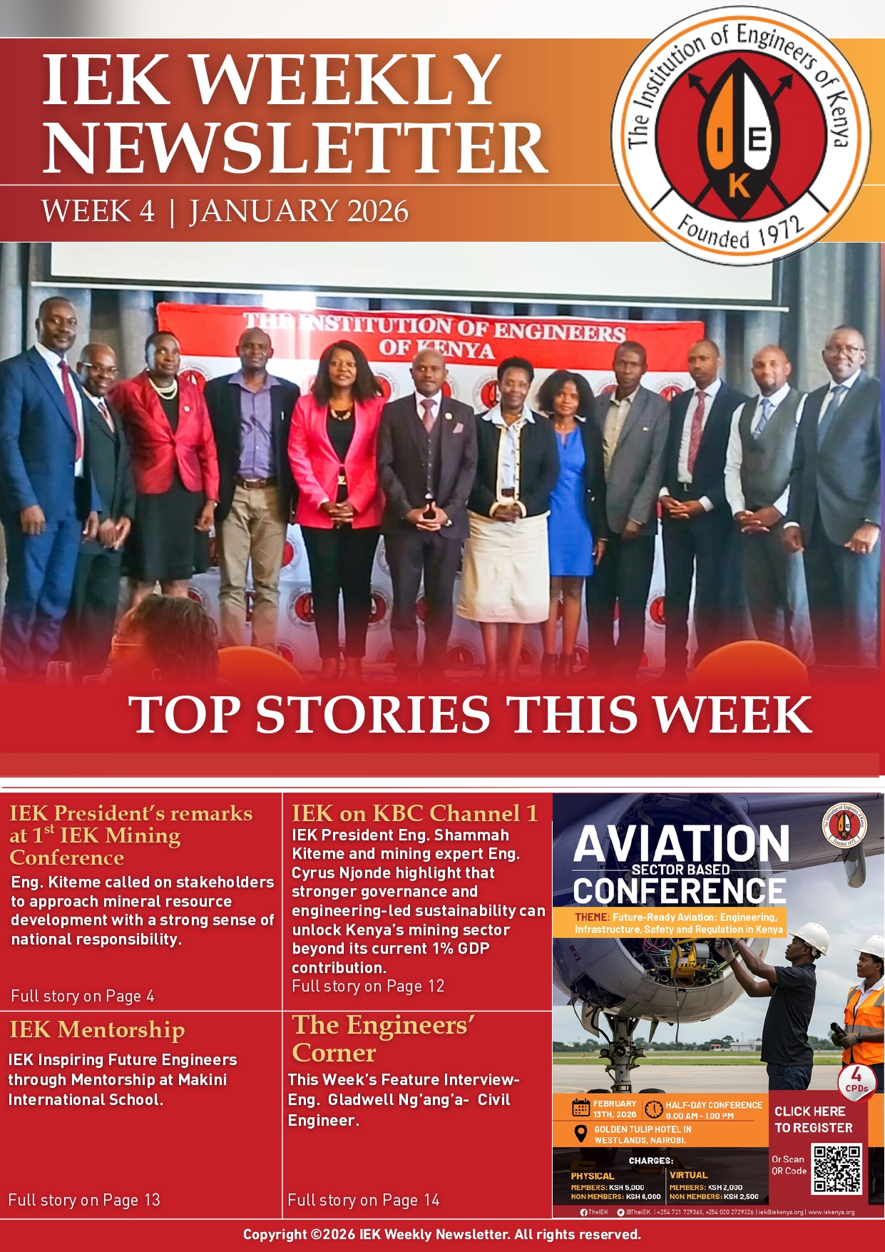 IEK WEEKLY NEWSLETTER WEEK 4 JANUARY 2026