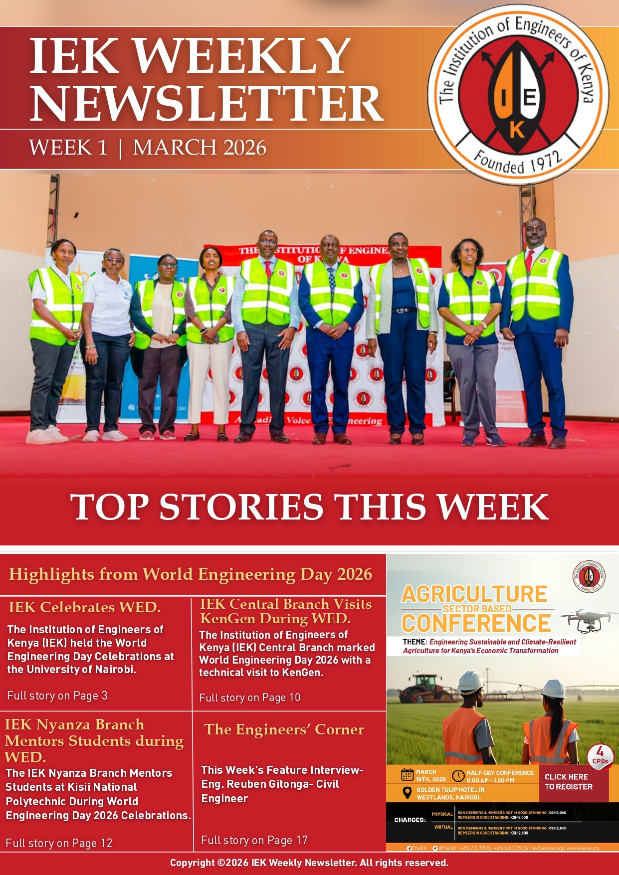 IEK WEEKLY NEWSLETTER WEEK 1 MARCH 2026