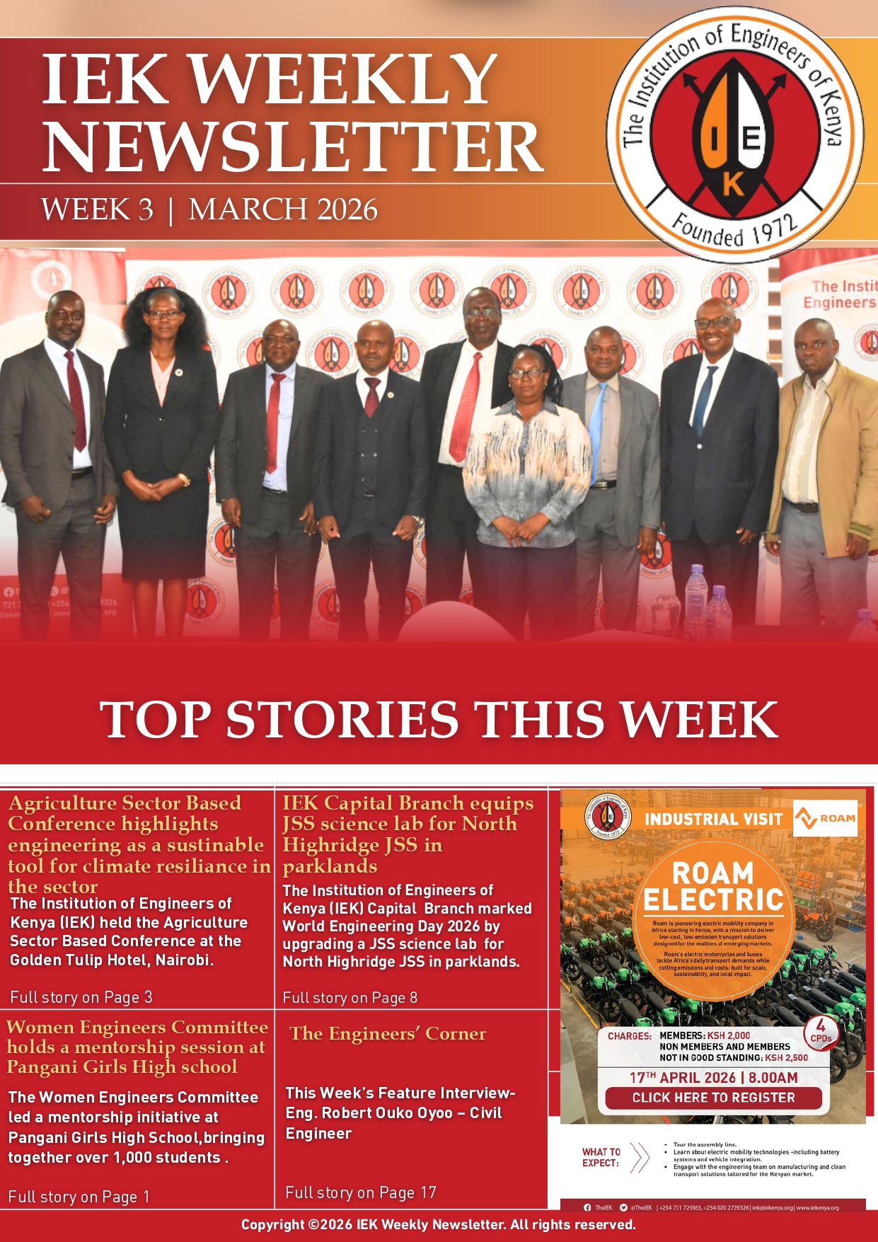 IEK WEEKLY NEWSLETTER WEEK 3 MARCH 2026